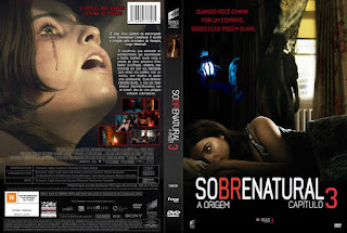 SOBRENATURAL 3 A ORIGEM CAPA DVD, FILME 2015, TRAILER, CINEMA, ESTREIA, 