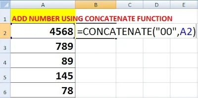 How To Add 0 Before a Number in Excel in Hindi