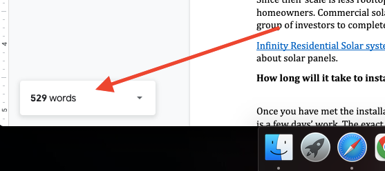 How to Enable Word Count on Google Docs?