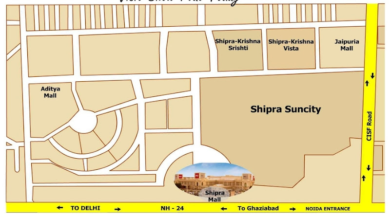 Shipra_Srishti_location_map