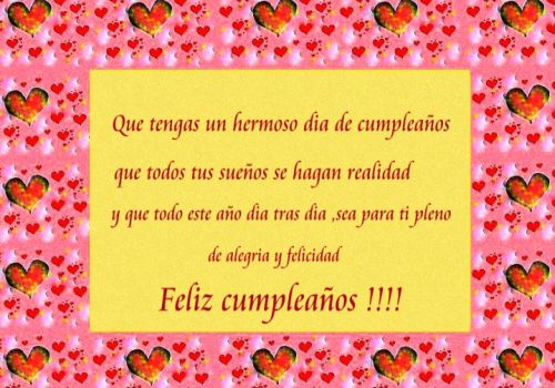 Bonitas dedicatorias para saludos de cumpleaños