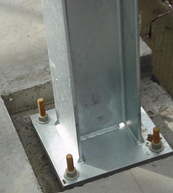 Steel Column Base Plate