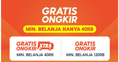 Cara mendapatkan gratis ongkos kirim di shopee