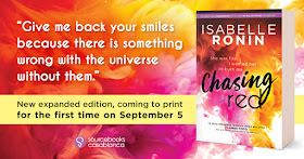 Win, Autographed, Isabelle Ronin, Chasing Red, Bea's Book Nook