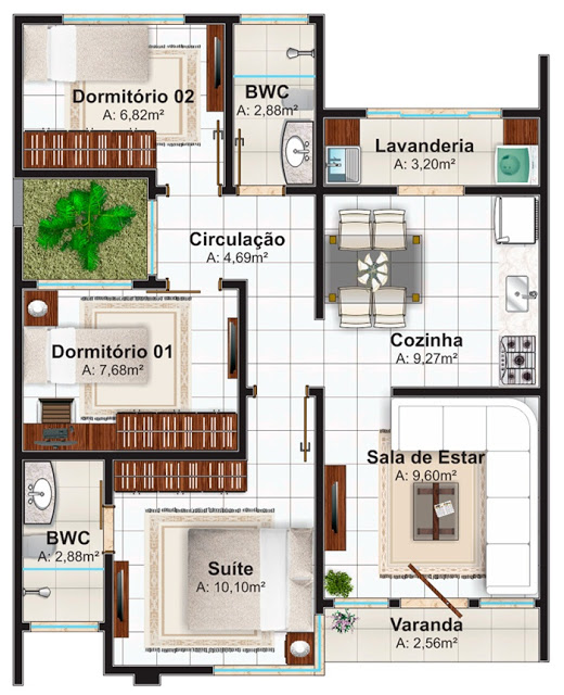 17 Desain Rumah Minimalis Modern Lengkap dengan Ukuran detailnya