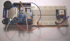 Moduł GPS ARE0077 i Arduino z kartą SD