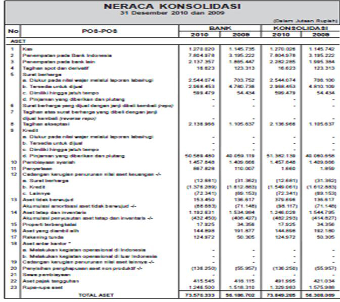 Contoh Format Laporan Keuangan Excel - Fontoh