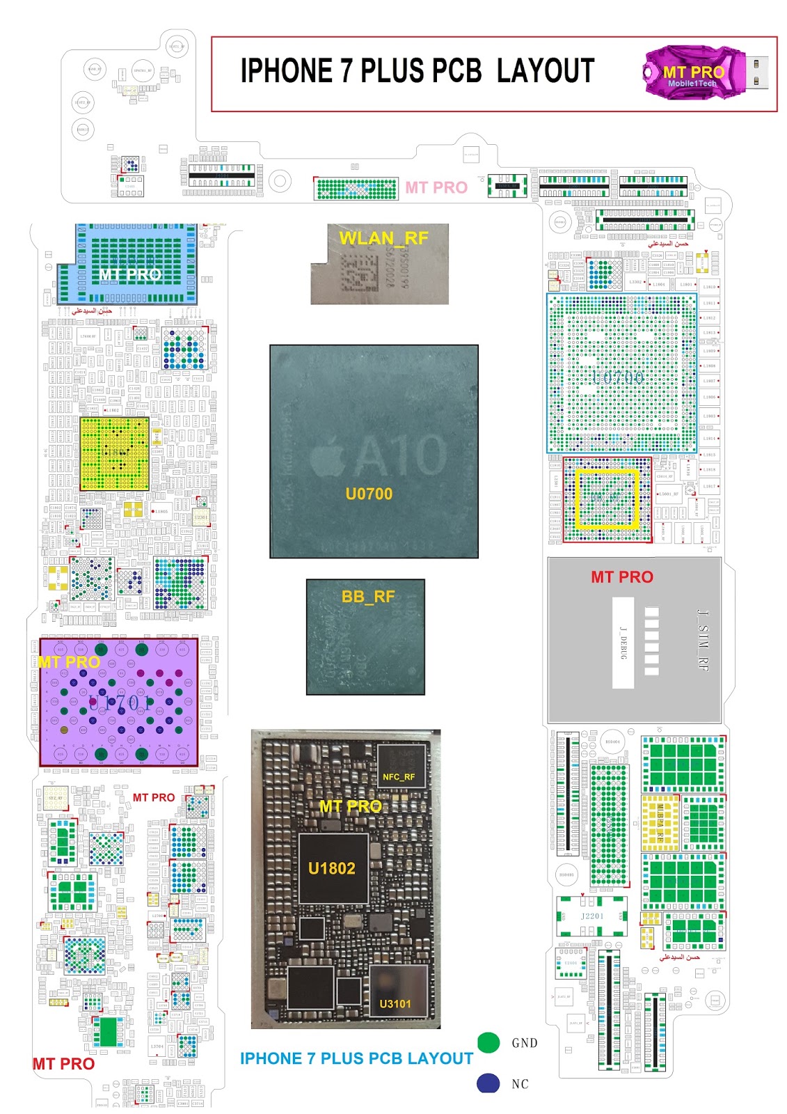 IPHONE 7 PLUS PCB LAYOUT