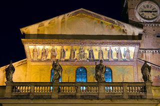 The Mosaic of the Madonna and Child - Santa Maria in Trastevere