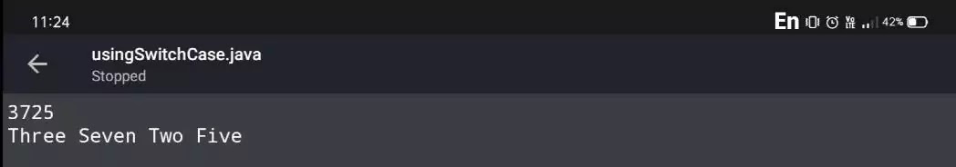 java program to print number in words using switch case java program to print number in words using switch case