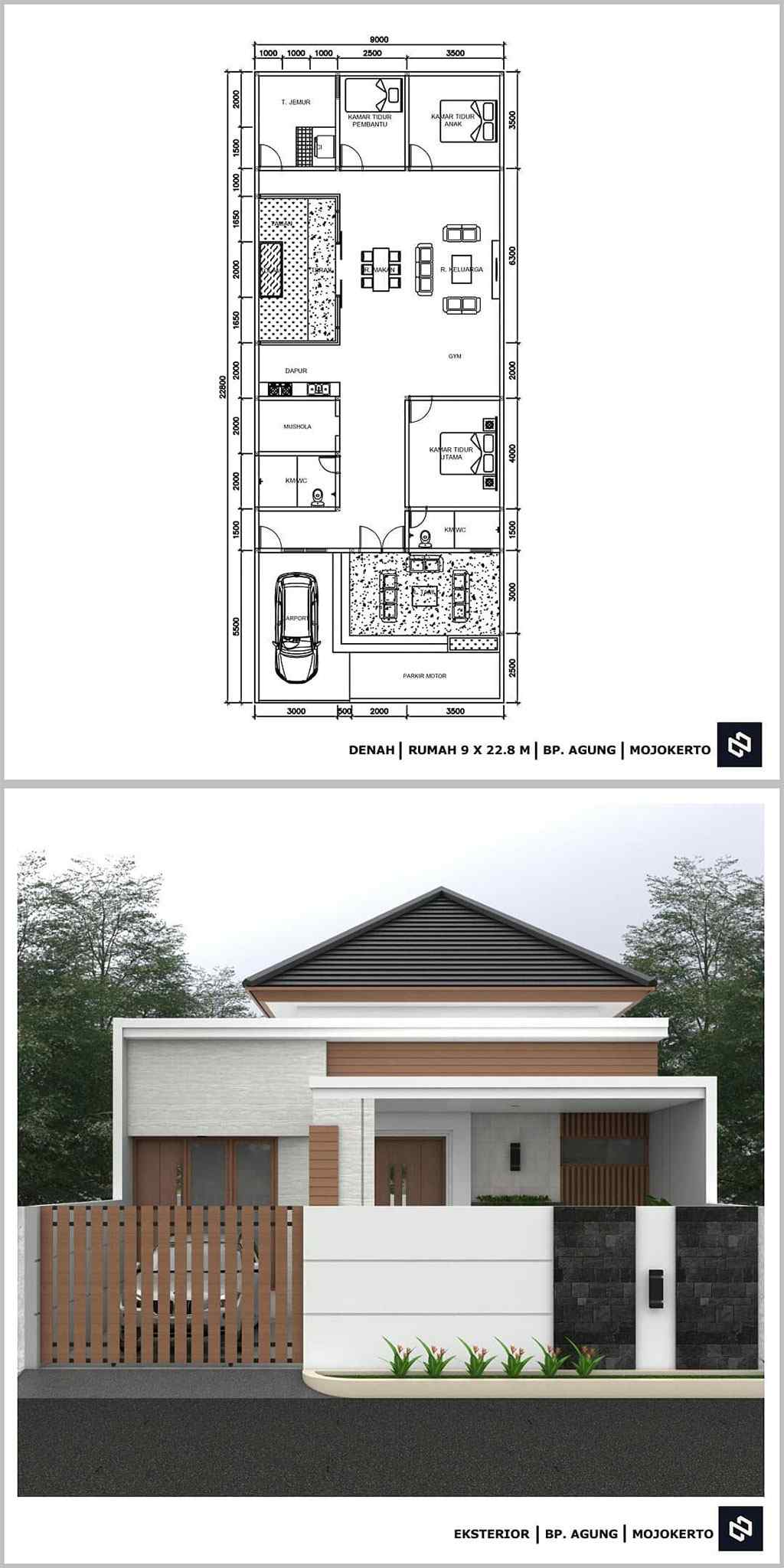 Desain Rumah Minimalis Terbaru Lengkap Dengan Denah Beri Mardiansyah