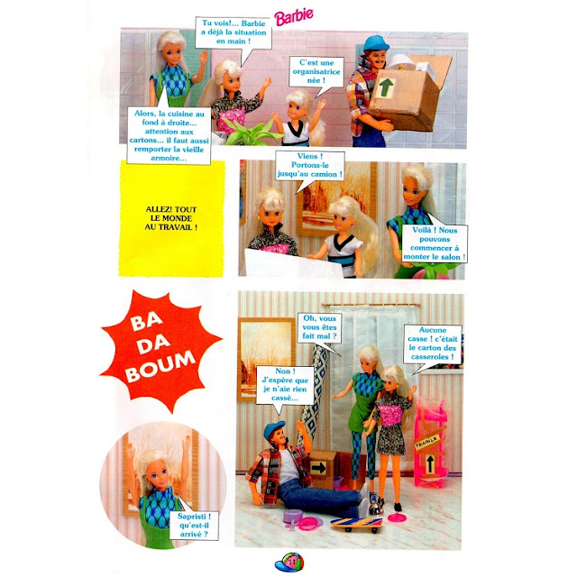 Barbie change de décor, page cinq.