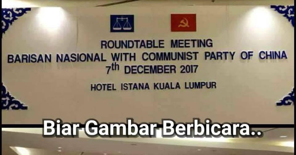 Image result for Gambar Umno dan Cina komunis