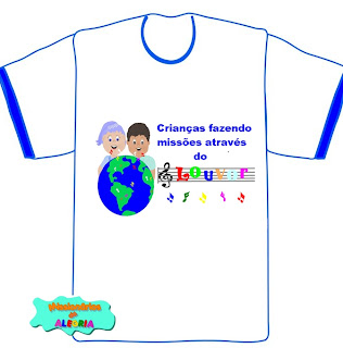 uniforme para grupo de louvor infantil