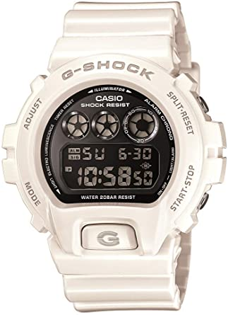Casio G-Shock Japanese Quartz Watch with Resin Strap, White, 16 (Model: DW6900NB-7)