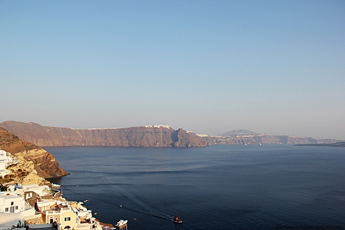 Oia Santorini sea view