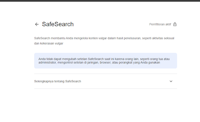 Cara Menonaktifkan SafeSearch di Android