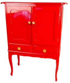 Casa de valentina - Estúdio Glória - bar vermelho cheguei