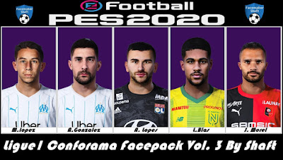 PES 2020 Ligue1 Conforama Facepack Vol. 3 by Shaft