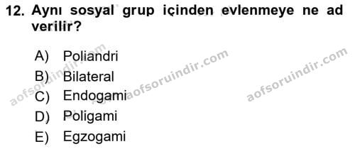 aöf davranış bilimleri 1 dersi ara sınav vize 2019 2020 yılı 12.soru