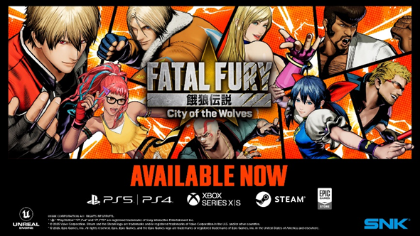 Andy Bogard DLC en Fatal Fury: City of the Wolves disponible el 24 de junio de 2025