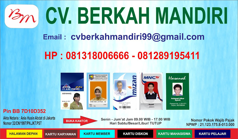 CETAK ID CARD, KARTU KARYAWAN, KARTU PELAJAR, DAN KARTU MEMBER A   NTI ...