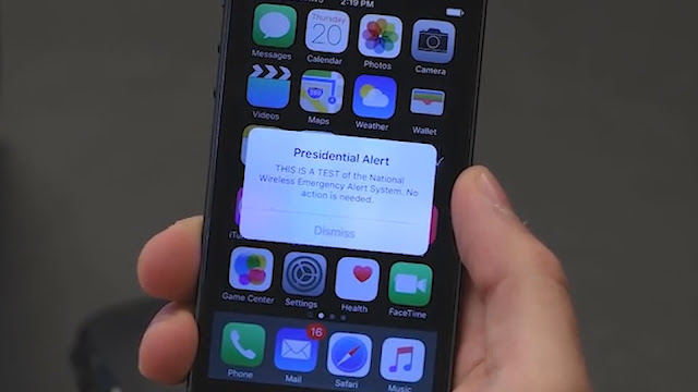 Presidential Alert System test coming today in the US