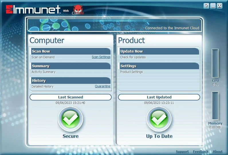 Immunet Antivirus Gratuit 7.5.10.21498