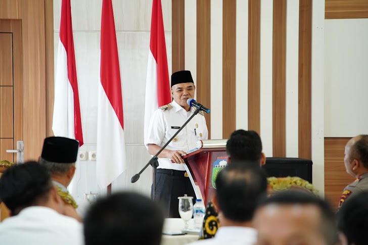 Pj Bupati tebo Aspan Pimpin Rakorda Percepatan Penurunan Stunting