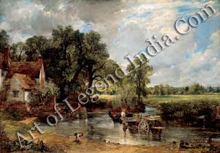  “The Hay Wain” 1821 51 1/4," x 73" National Gallery  