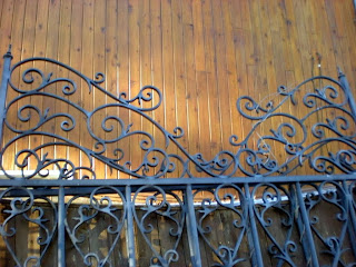 antique wrought iron arbor and gates recycle