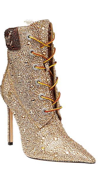 ♦Jimmy Choo X Timberland 6 Inch Crystal Boot #jimmychoo #shoes #brilliantluxury