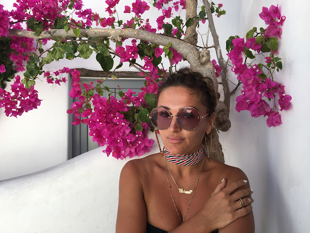 YSL sandals, Crop top, Pencil skirt, Mykonos, blogger style in Mykonos, what to wear in your 30s, how to wear crop to in 30s, toronto fashion blogger, best fashion blogger influencer
