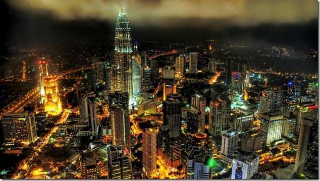 a scenery of dubai at night buildings city landscape