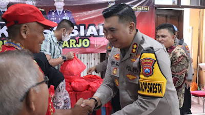 Minggu Kasih Polresta Sidoarjo di Gereja Immanuel Krembung