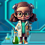 Play Games4King Skinny Scientists Girl Escape