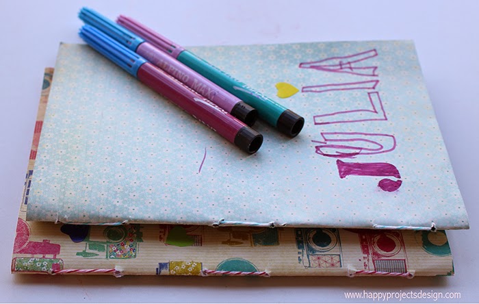 DIY libretas vuelta al cole