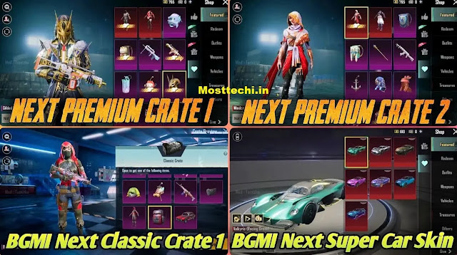 Bgmi New September Premium and Classic Crate