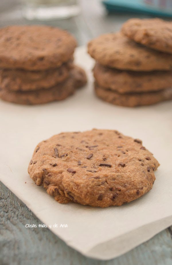 Galletas de tres chocolates