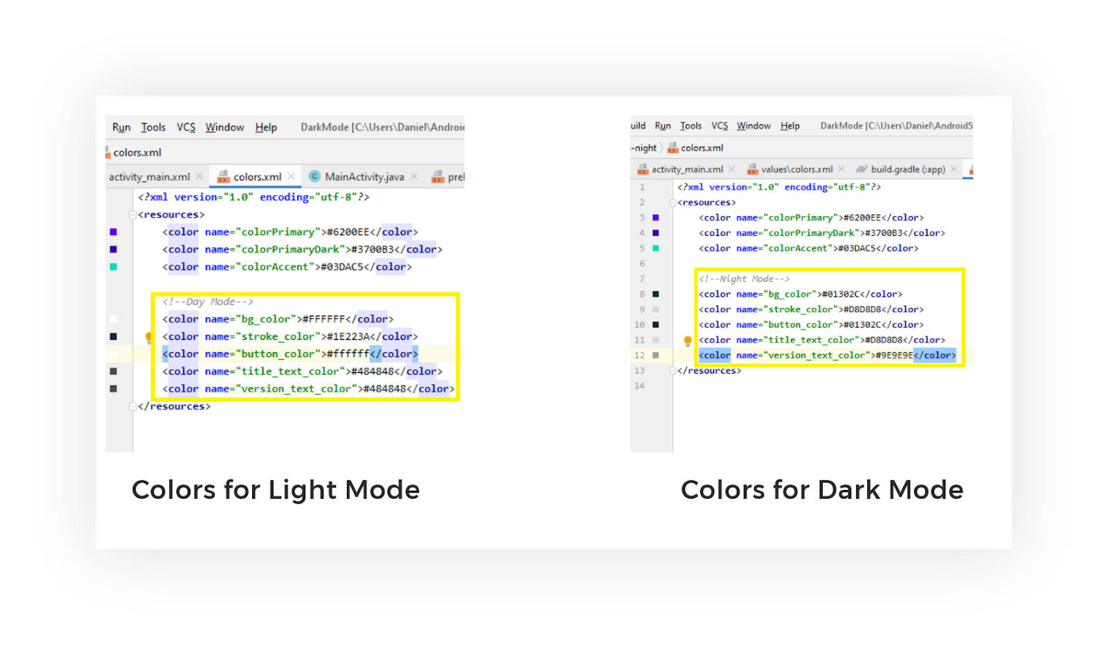 darkmode - elif coding