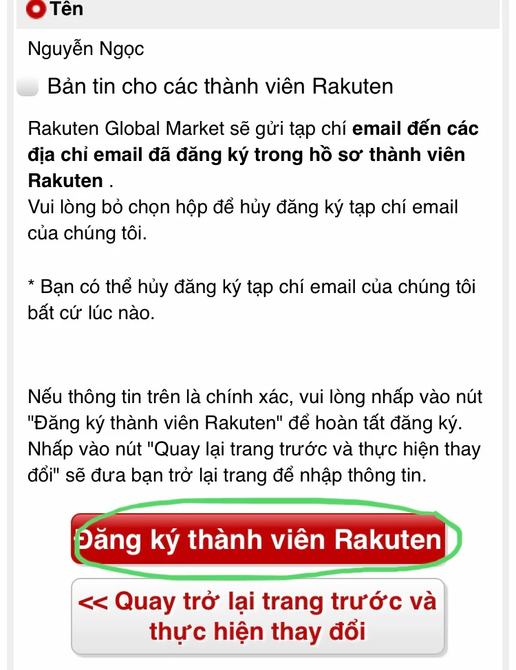 Cách đăng ký và mua hàng trên Rakuten diiho.com