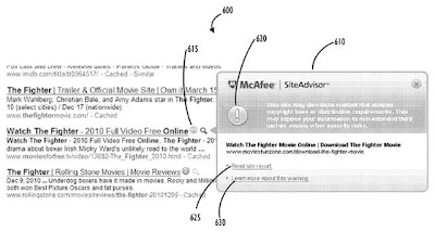 Coming soon an Application from McAfee to identify pirated movies, music, programs and ebooks.