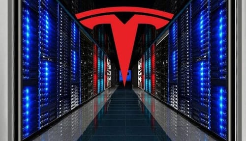 Tesla launched the world's fifth largest supercomputer