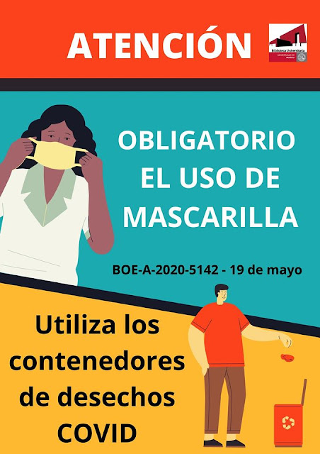 Recuerda: uso obligatorio de mascarilla