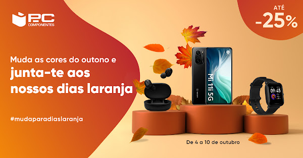 Campanha "Dias Laranja" na PcComponentes