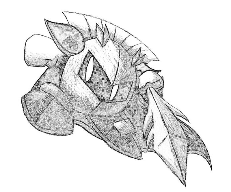 meta-knight-sketch-coloring-pages