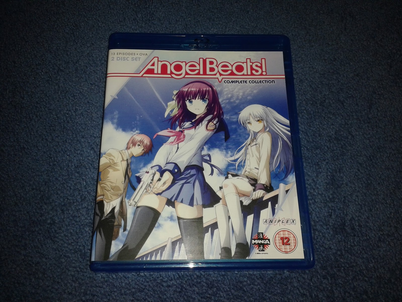 The Normanic Vault Unboxing Uk Angel Beats Complete Series Blu Ray