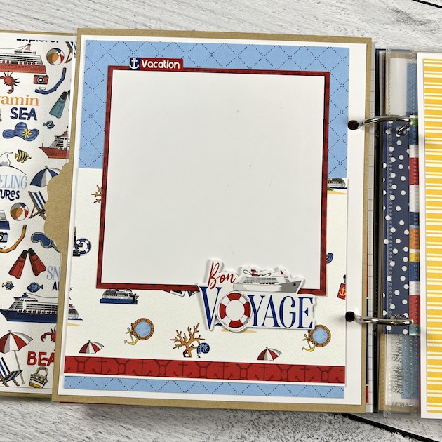  Complete Scrapbook Kit By Paper Boutique Bon Voyage - English  and French