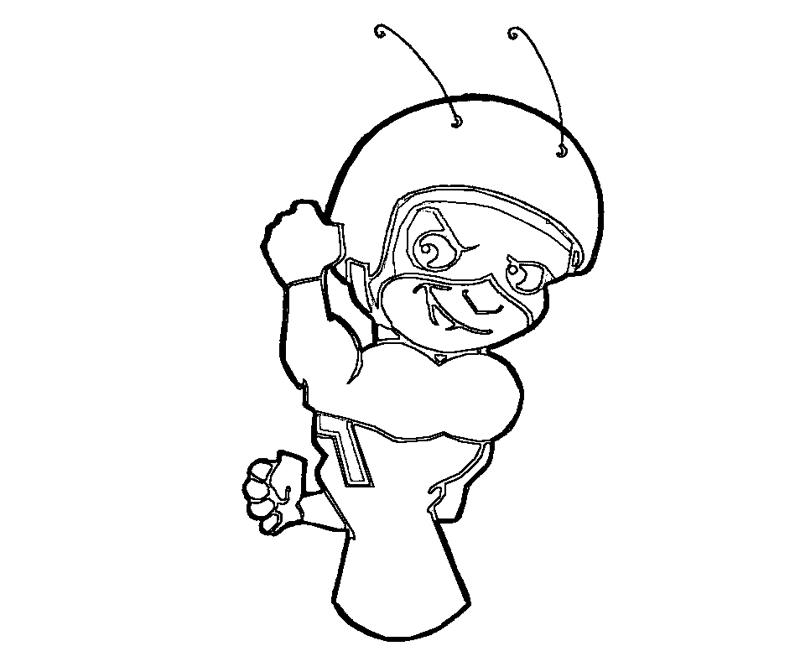 Printable Atom Ant 10 Coloring Page