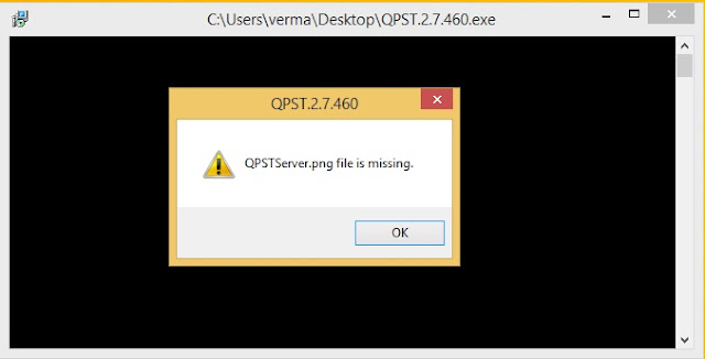 QPSTServer.png file is missing 100%  solution